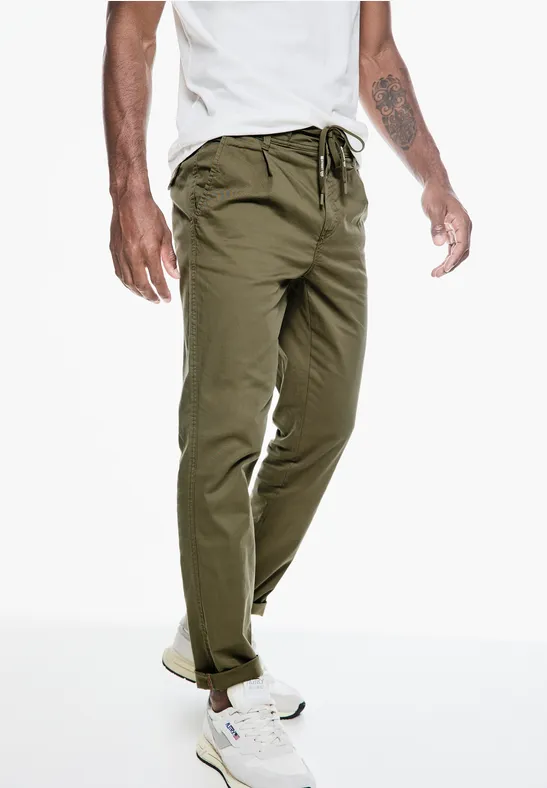 Street One Relaxed Bundfalten Chino Cyber Monday