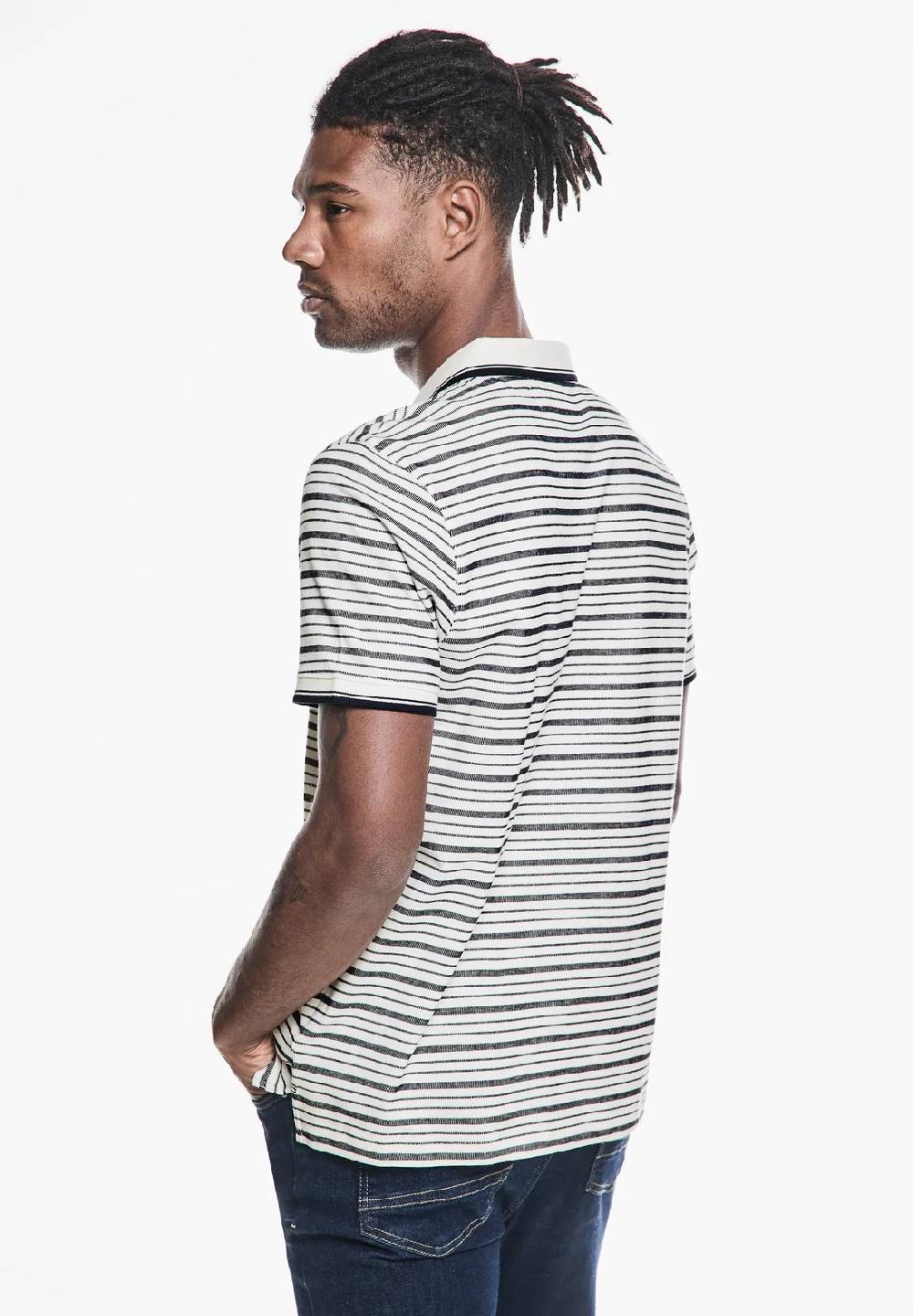 Street One Streifen Struktur Poloshirt Osterangebot