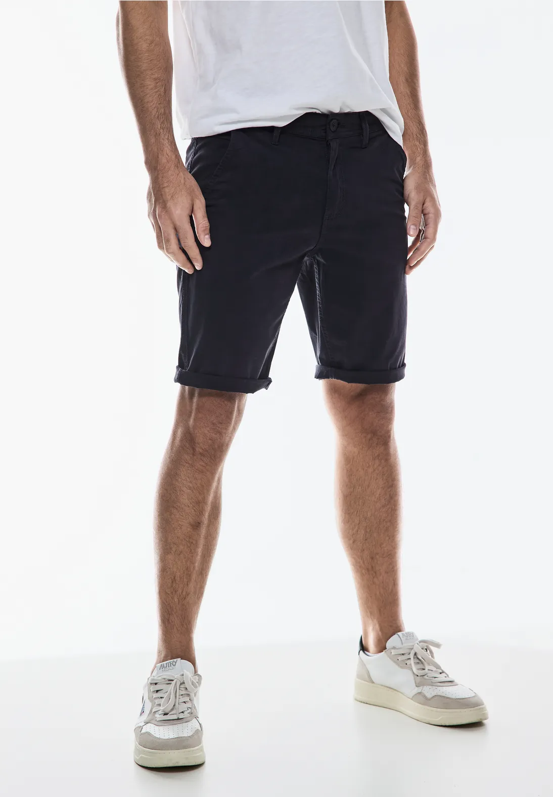 Street One Stretch Twill Chino Shorts Zeitlich begrenztes Angebot