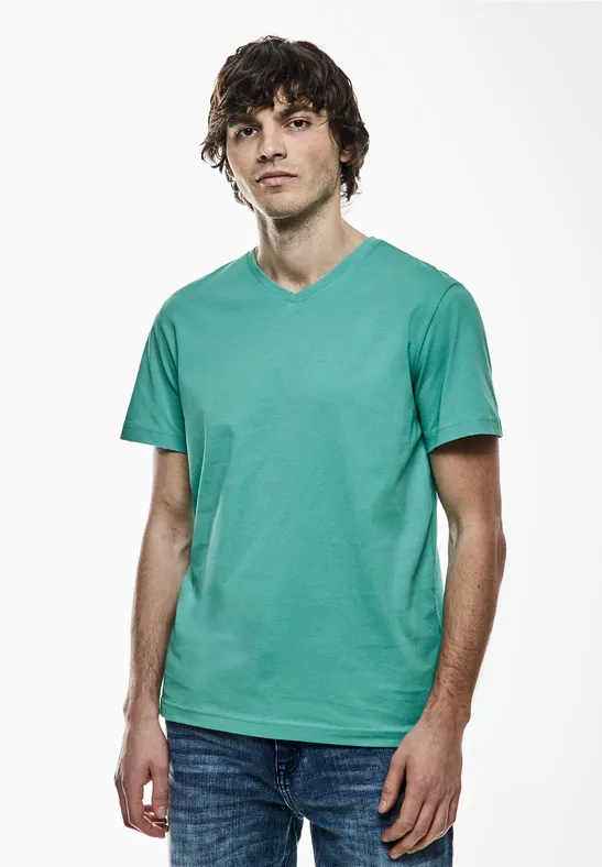 Street One Basic V-Neck T-Shirt VIP-Rabatte