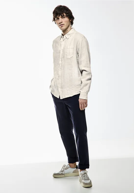 Street One Button Down Leinenhemd Super Sparpreis