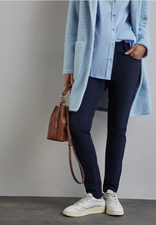 Street One Hose mit Zipper Details - Style YORK Wochenangebot