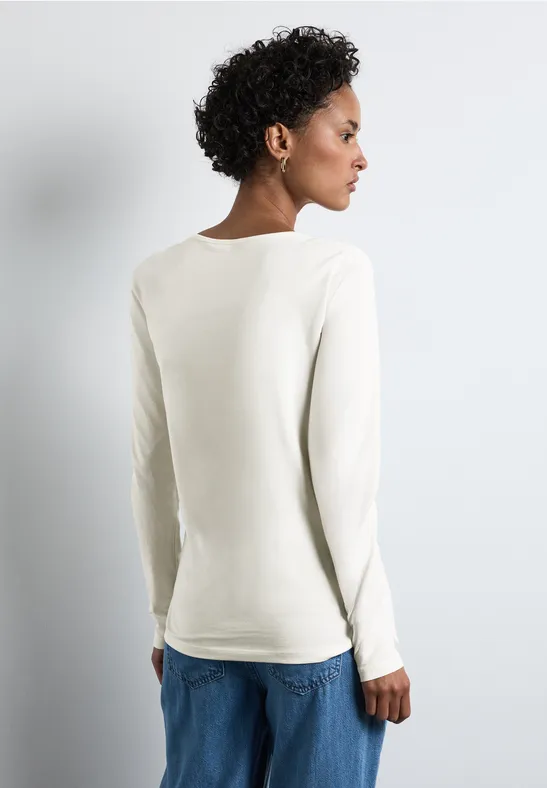 Street One Basic Langarmshirt Im Verkauf