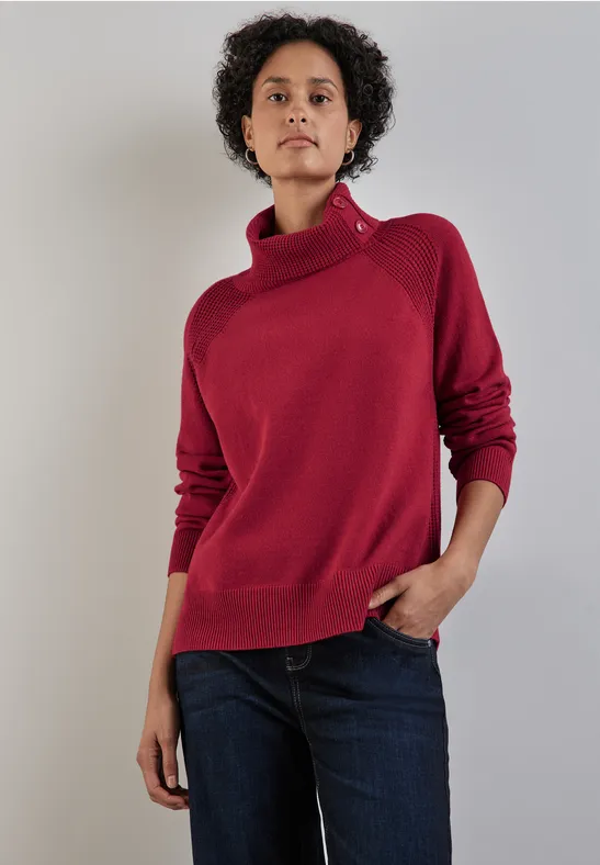 Street One Pullover mit Stehkragen 2025