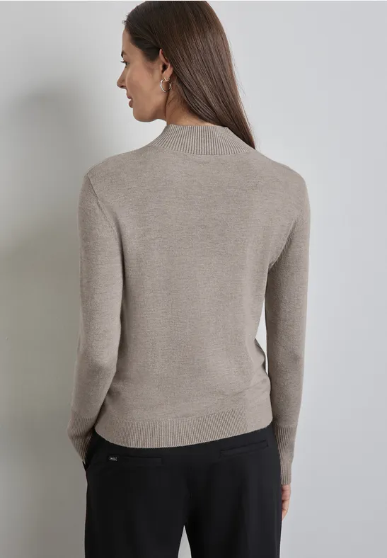 Street One Basic Turtleneck Pullover Outlet