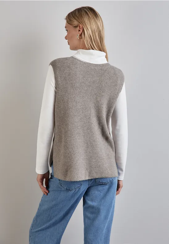 Street One Ärmelloser Pullover Verkauf