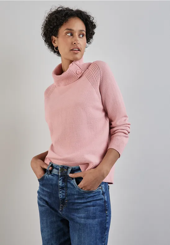 Street One Pullover mit Stehkragen Schlussverkauf