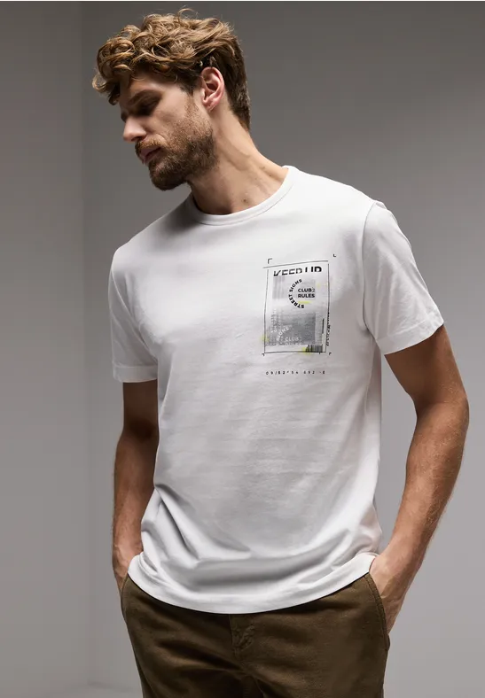 Street One T-Shirt mit Chestprint Versandkostenfrei