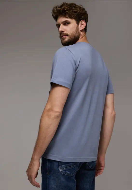 Street One T-Shirt mit Skyline-Print Großer Ausverkauf