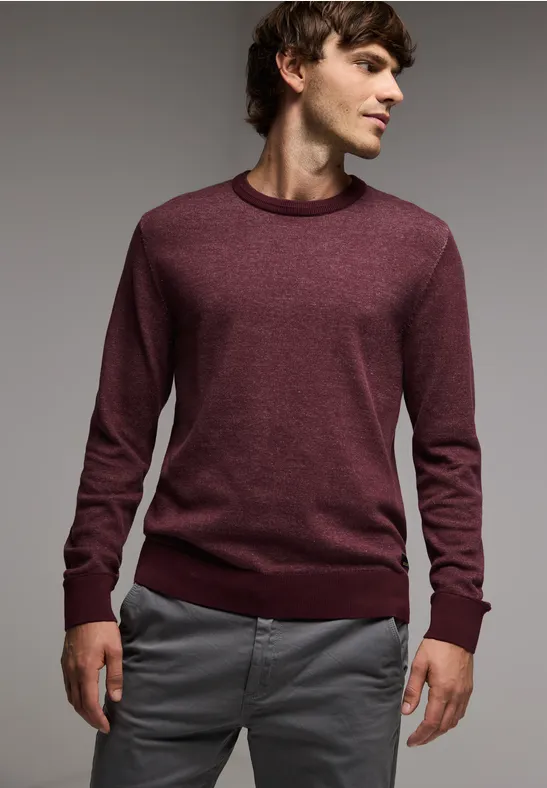 Street One Pullover in Two Tone Optik Online Shopping