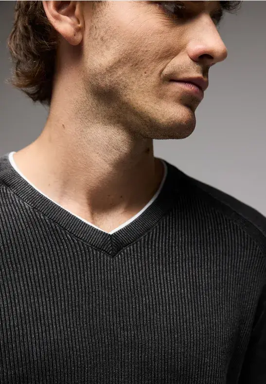 Street One Pullover in Washed-Optik Preisnachlass