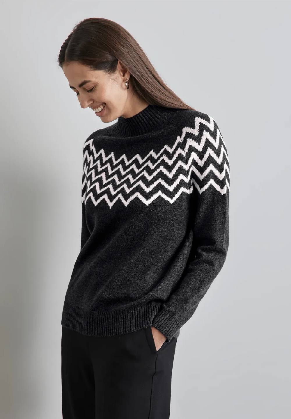 Street One Pullover mit Stehkragen Zeitlich begrenztes Angebot