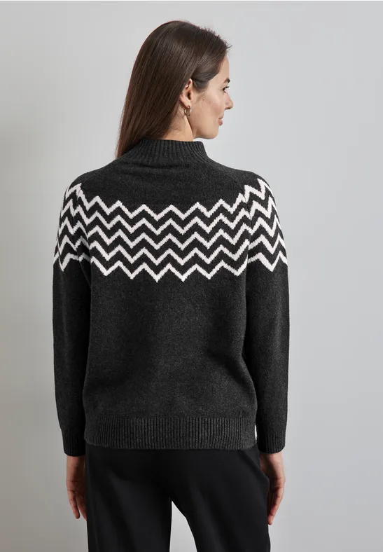 Street One Pullover mit Stehkragen Zeitlich begrenztes Angebot
