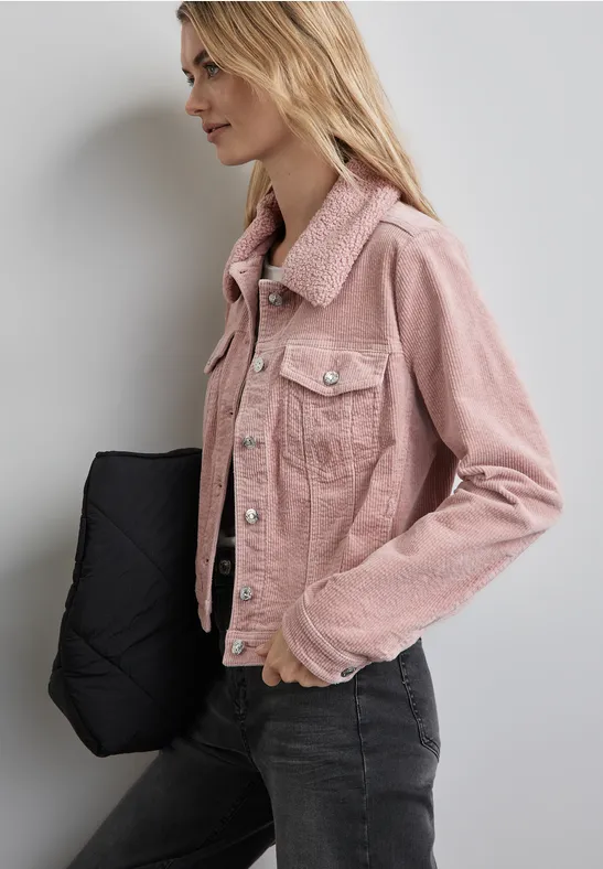 Street One Cord-Jacke mit Teddy-Kragen Sonderangebote