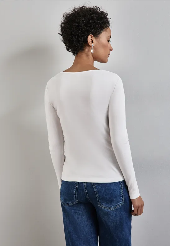 Street One Shirt mit Herzausschnitt Wochenangebot