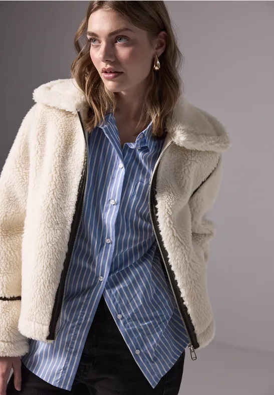 Street One Teddy Jacke mit Details JETZT KAUFEN