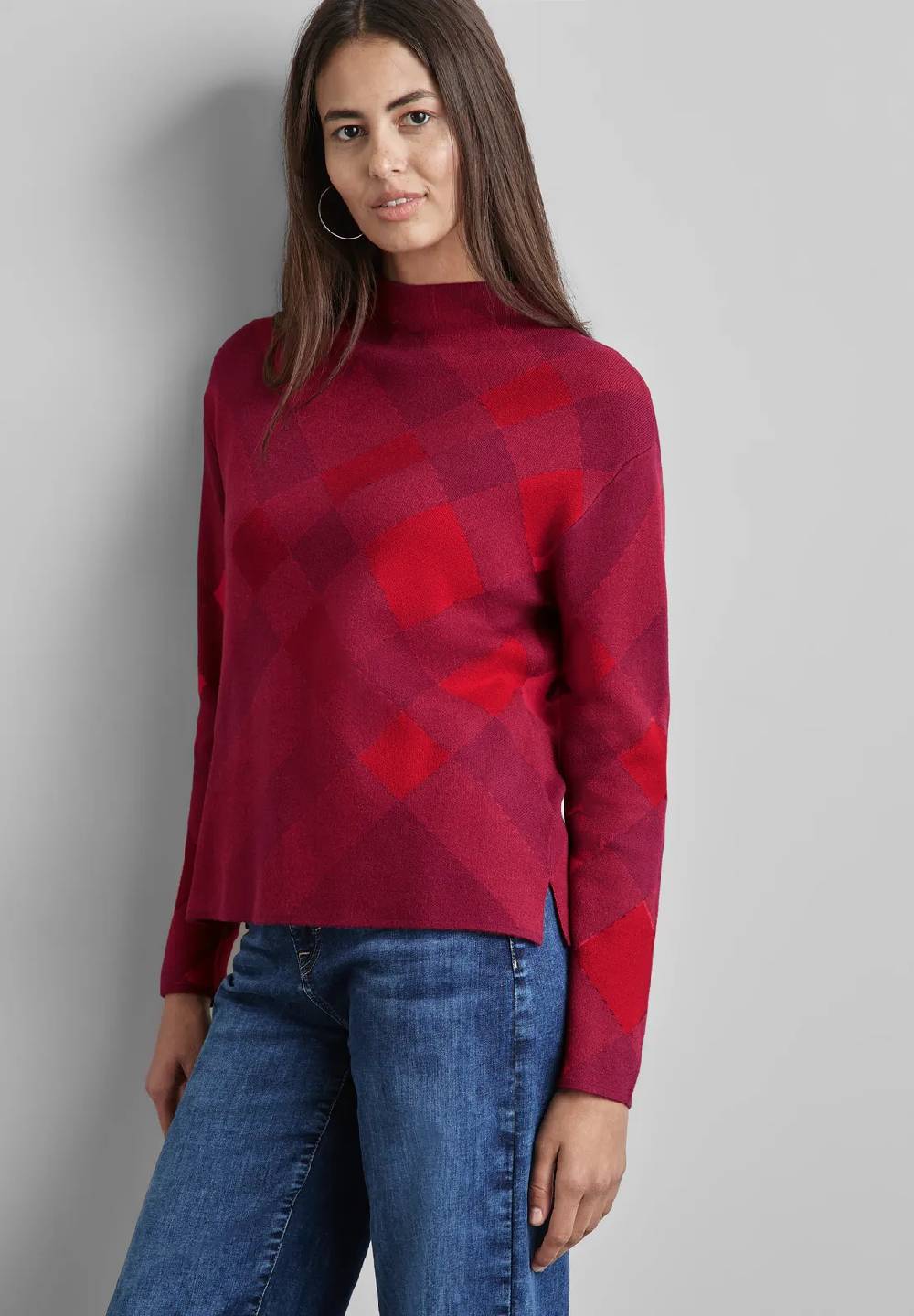Street One Karierter Pullover