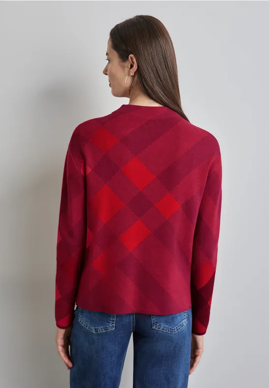 Street One Karierter Pullover Letzter Tag