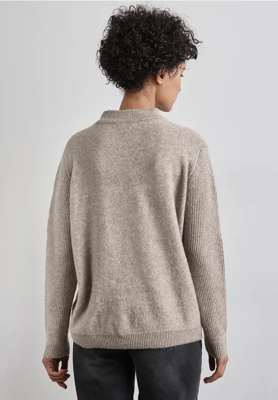 Street One Pullover mit Strickmuster Zeitbegrenzte Promotion