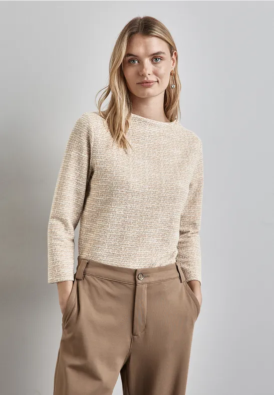 Street One Bouclé Shirt Bis zu 50% Rabatt