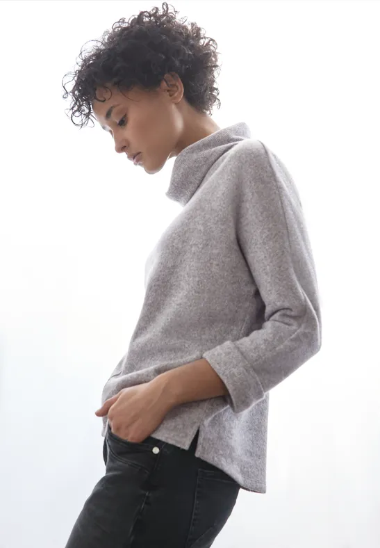 Street One Strick-Look Shirt mit Kragen Bis zu 55% Rabatt