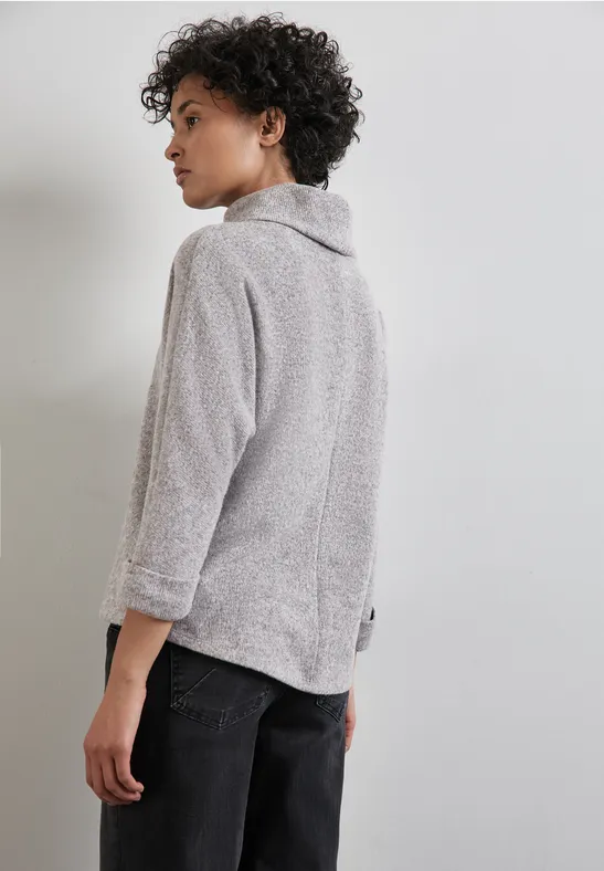 Street One Strick-Look Shirt mit Kragen Bis zu 55% Rabatt