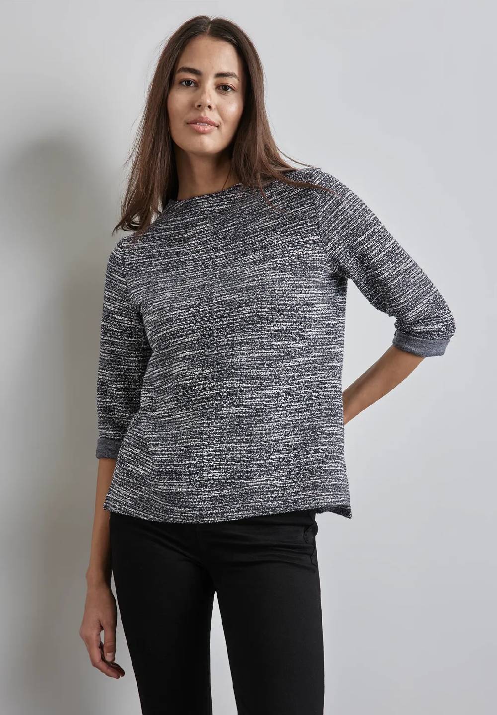 Street One Bouclé Shirt Super Rabatt
