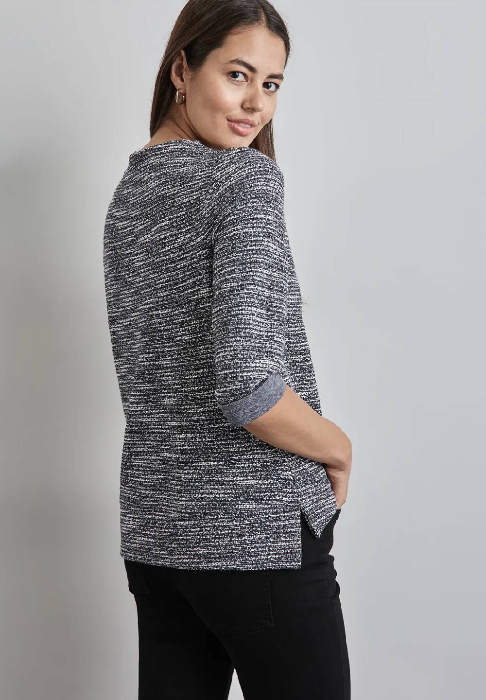 Street One Bouclé Shirt Super Rabatt