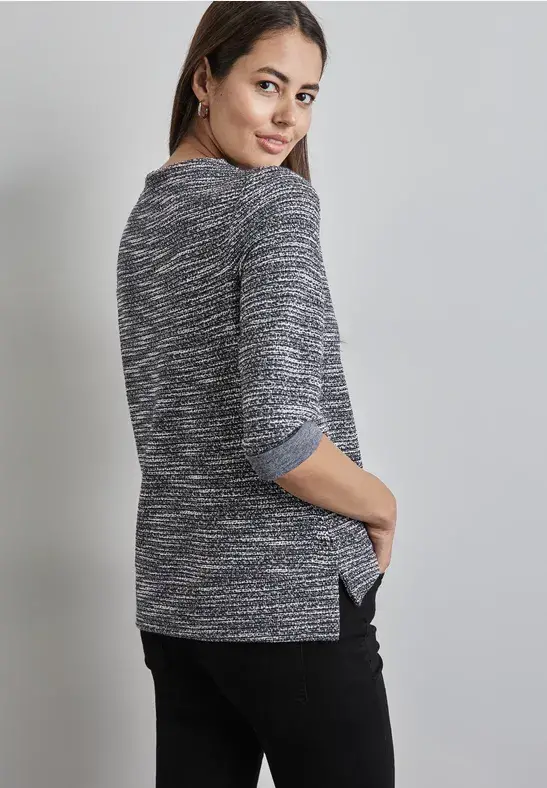 Street One Bouclé Shirt Super Rabatt