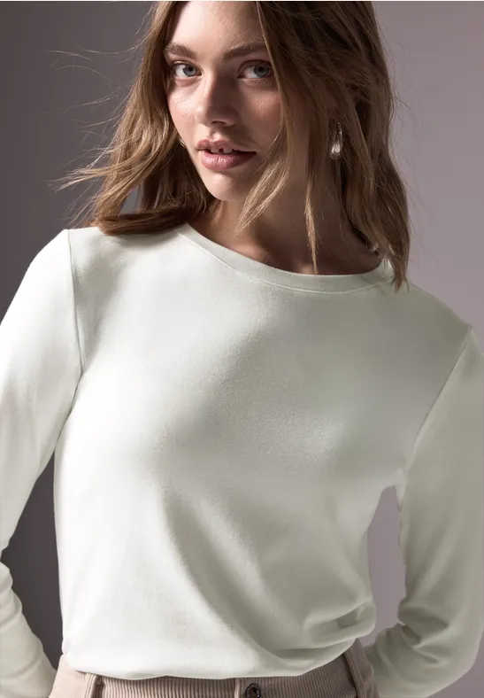 Street One Shirt mit Rippstruktur 50% Rabatt mit kostenlosem Versand