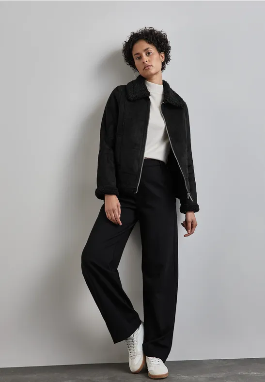 Street One Kurze Jacke mit Teddy-Fell Begrenzt auf 3 Tage