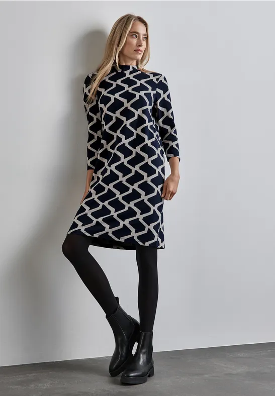 Street One Jaquard-Kleid Schlussverkauf
