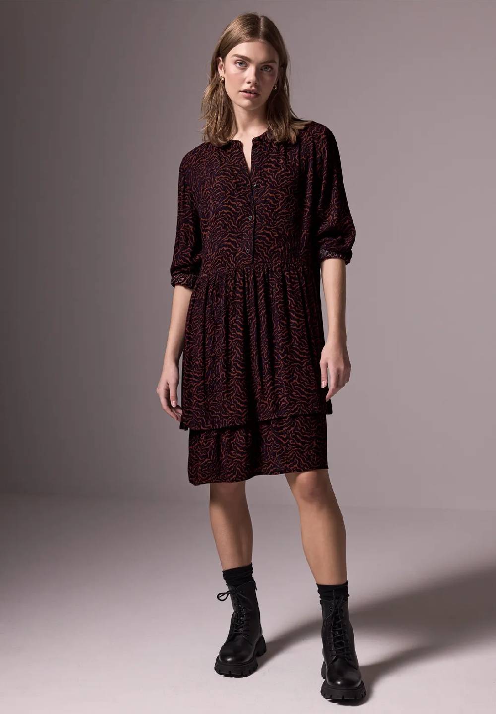 Street One Bedrucktes Tunika-Kleid Günstiger Verkauf