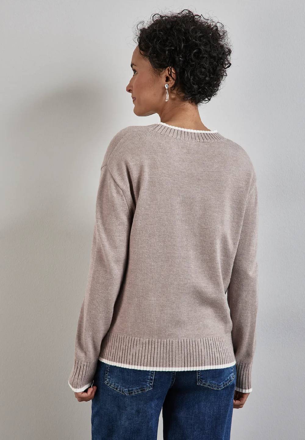 Street One Pullover mit Tipping Flash Sale