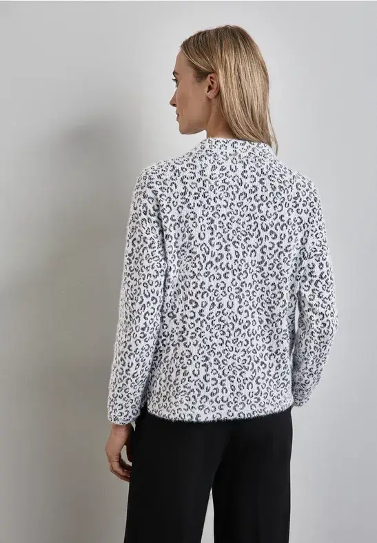 Street One Flauschiges Leo-Shirt Begrenztes Angebot