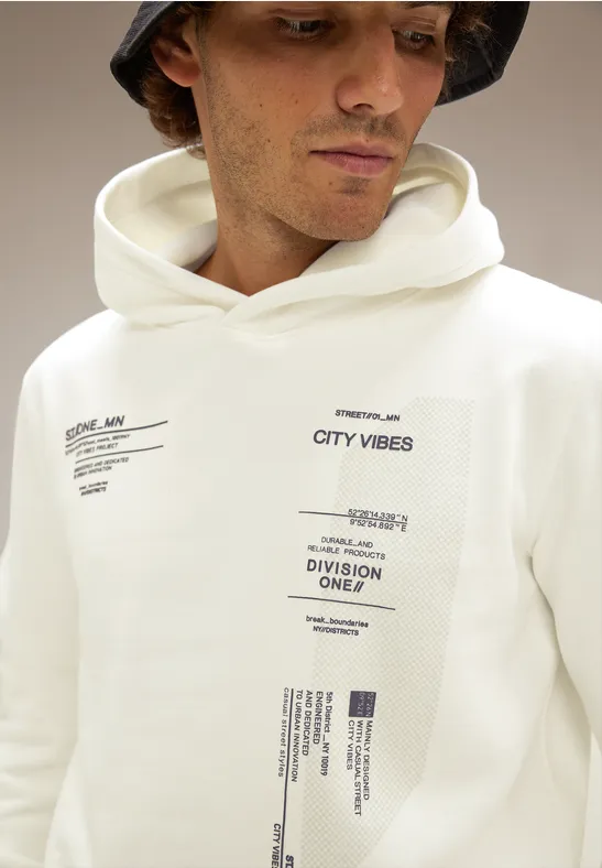 Street One Kapuzenpullover mit Artwork Valentinstagsangebot