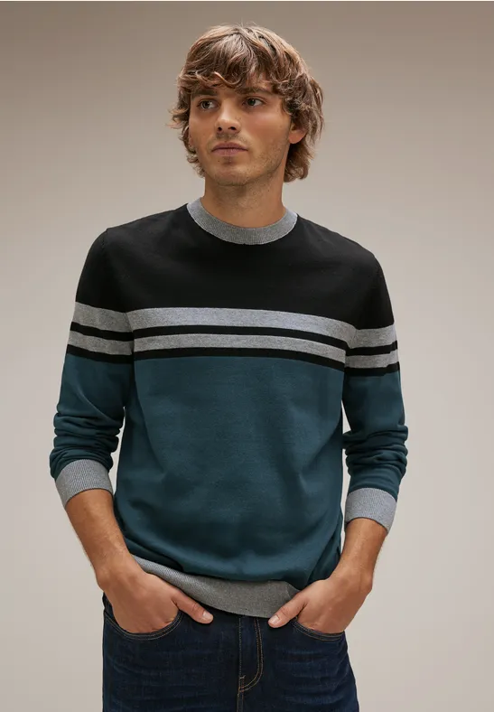 Street One Gestreifter Strickpullover Top Angebot