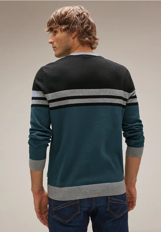 Street One Gestreifter Strickpullover Top Angebot