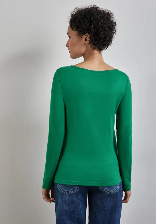 Street One Shirt mit U-Boot-Ausschnitt Wochenangebot