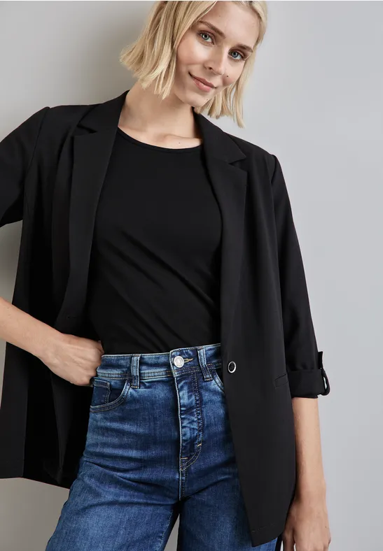 Street One Basic Langarmshirt Neueste Stile