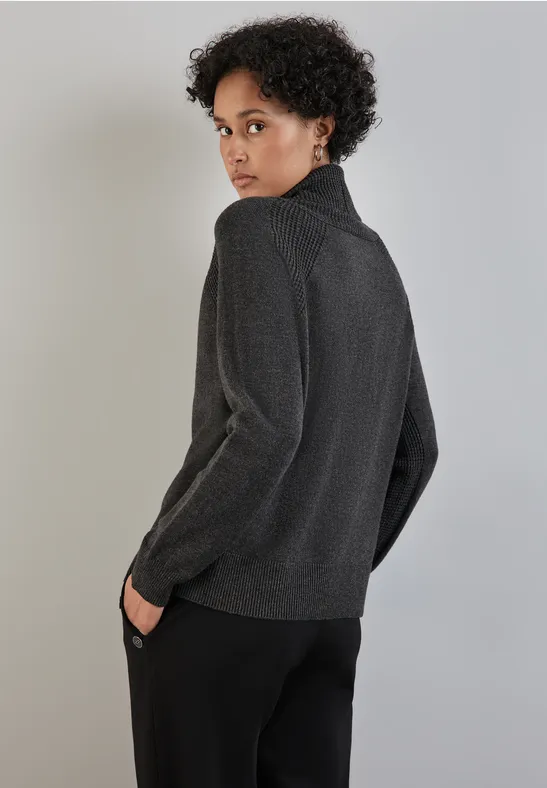 Street One Pullover mit Stehkragen Bis zu 65% Rabatt