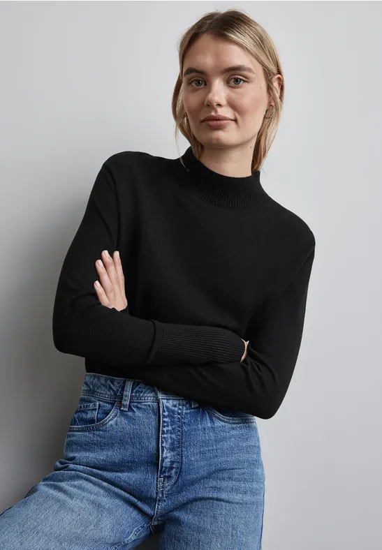 Street One Basic Turtleneck Pullover Nur für heute