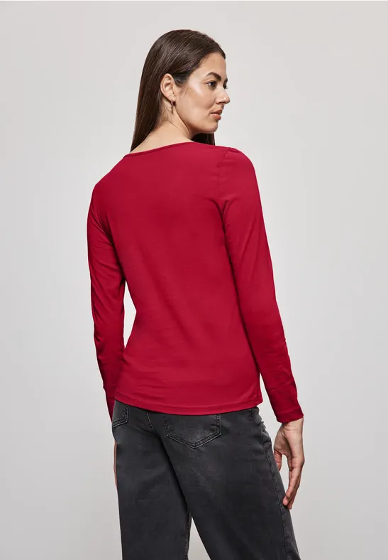 Street One Basic Langarmshirt Bis zu 55% Rabatt