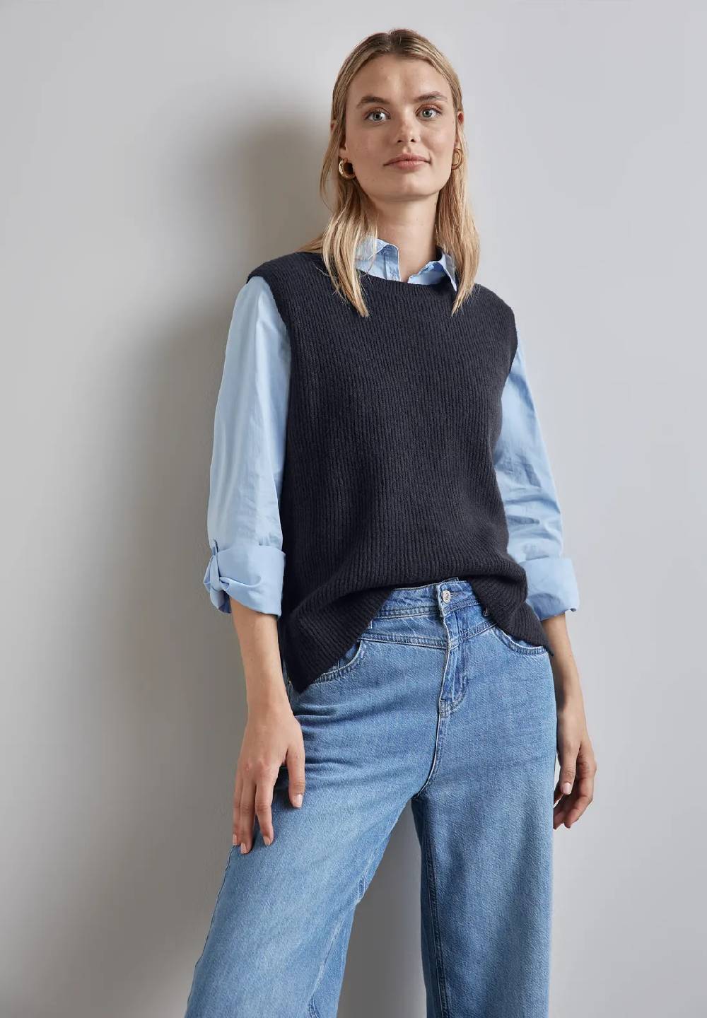 Street One Ärmelloser Pullover Discount Store für neue Produkte