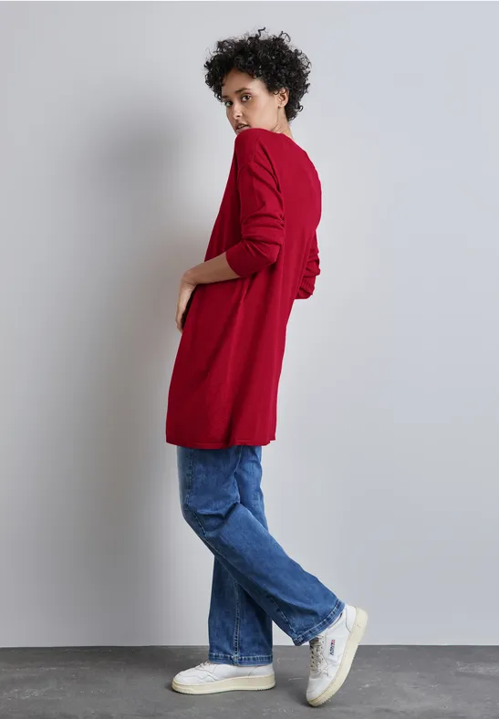 Street One Langer Feinstrickcardigan 50% Rabatt mit kostenlosem Versand