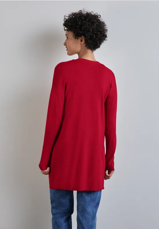 Street One Langer Feinstrickcardigan 50% Rabatt mit kostenlosem Versand