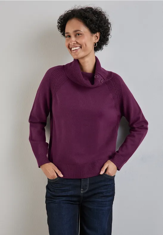 Street One Pullover mit Stehkragen Clearance-Verkauf