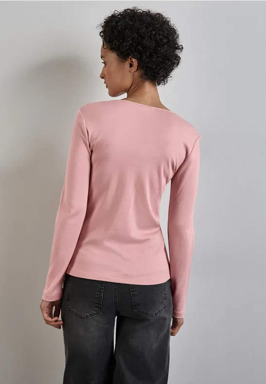 Street One Shirt mit Herzausschnitt Kostenloser Versand international