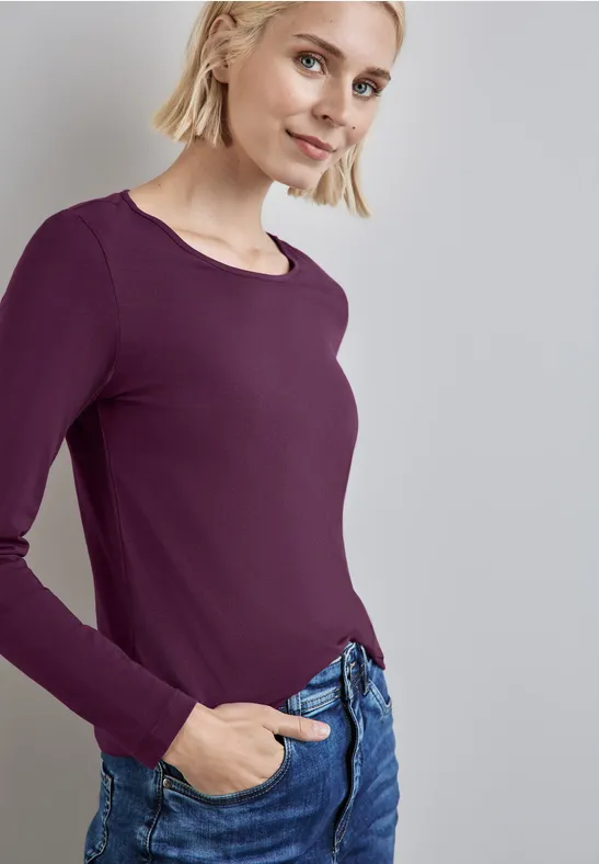 Street One Basic Langarmshirt zollfrei