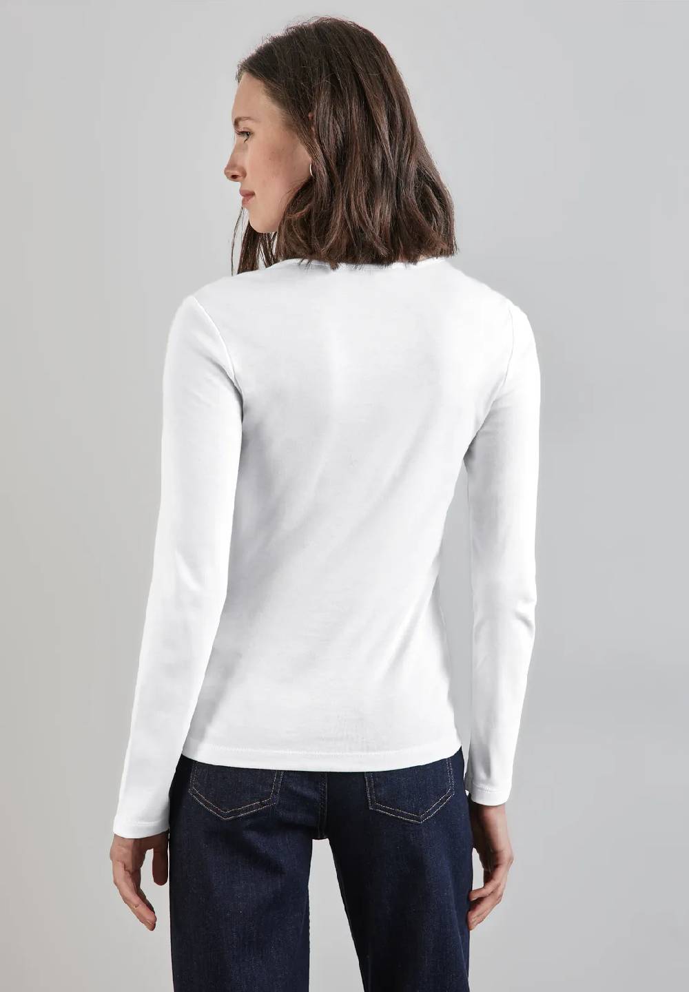 Street One Shirt mit Herzausschnitt Hotsell